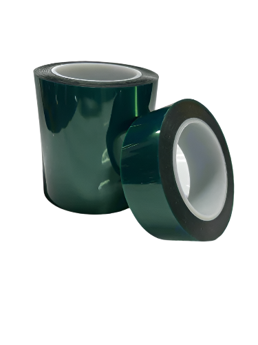 green polyester high temp tape for powder coating