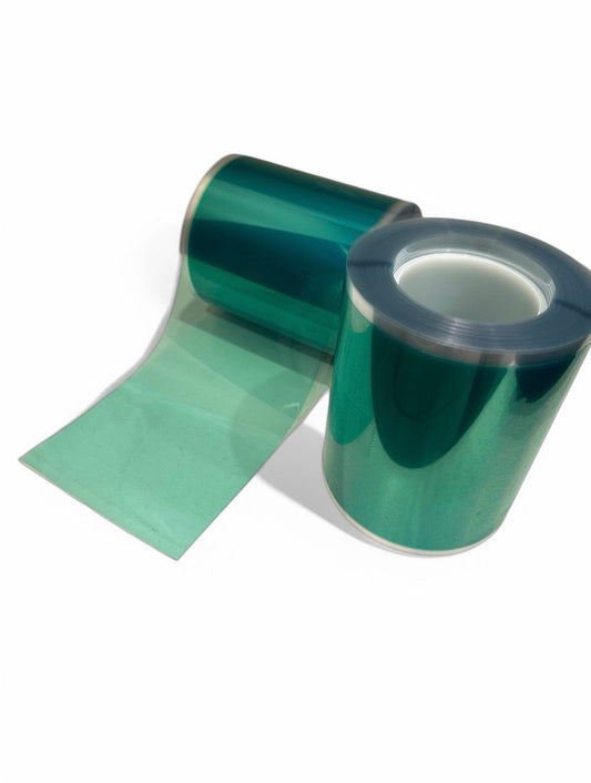 Green Polyester Tape On Liner