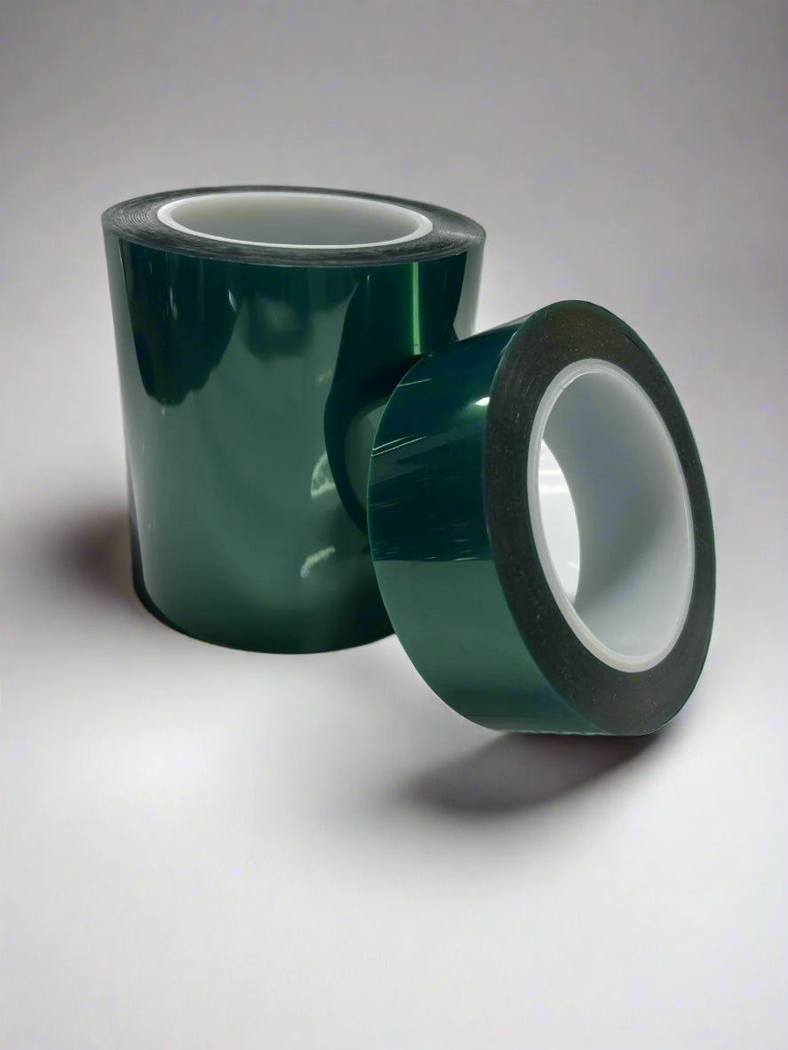 green polyester high temp tape for powder coating