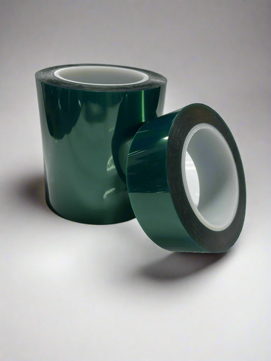 green polyester high temp tape for powder coating